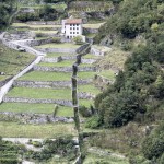 i terrazzamenti di san gaetano dal sentiero nÂ° 934 partenza da rivalta.